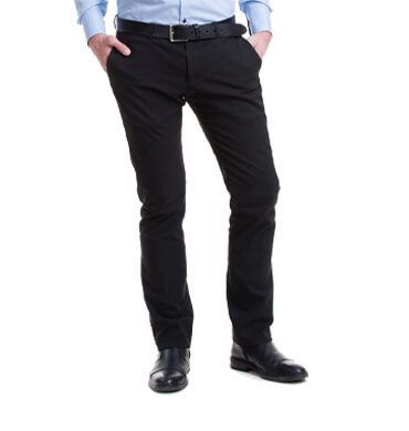 Navy Stretched Chinos